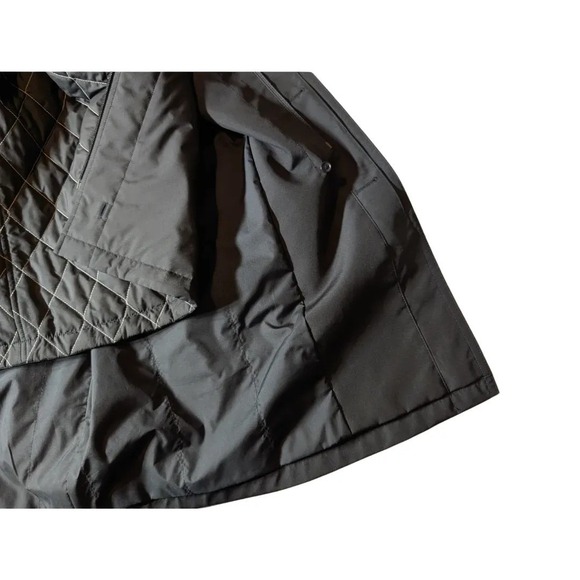 VTG Sanyo Men's Black Trench Coat with Button-Out Liner Size 2XL EUC - Picture 5 of 8